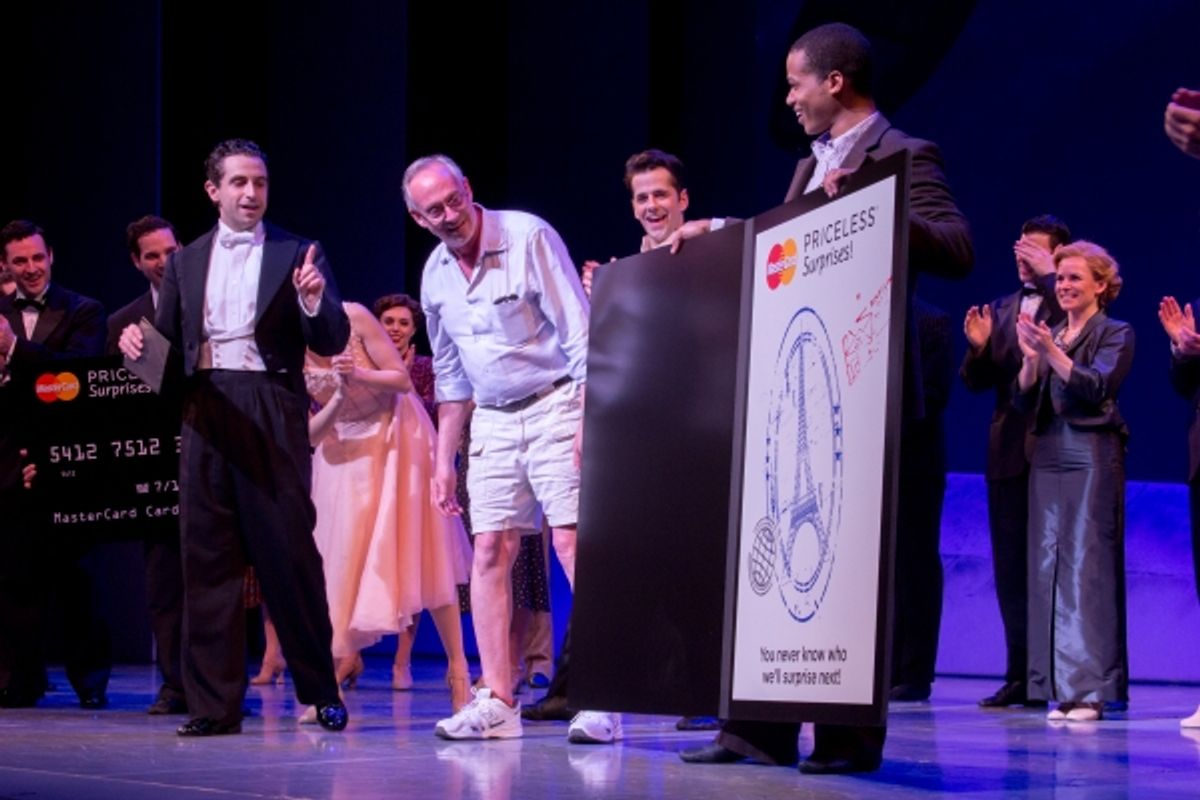 Brandon Uranowitz, Richard Dietz, and the cast of AN AMERICAN IN PARIS at 
