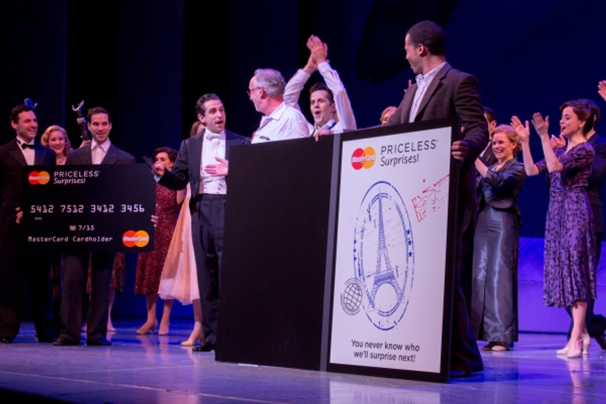 Brandon Uranowitz, Richard Dietz, and the cast of AN AMERICAN IN PARIS at 