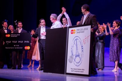 Brandon Uranowitz, Richard Dietz, and the cast of AN AMERICAN IN PARIS Photo