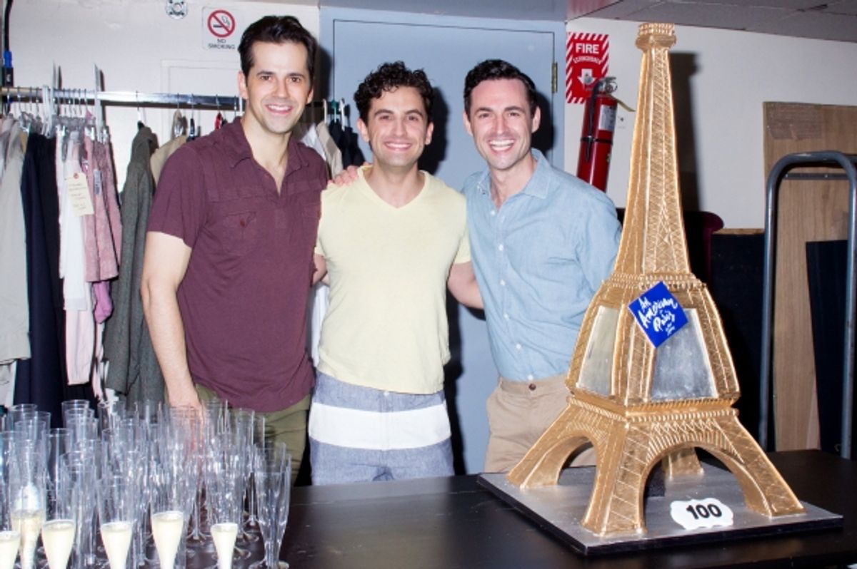 Robert Fairchild, Brandon Uranowitz, Max von Essen at 