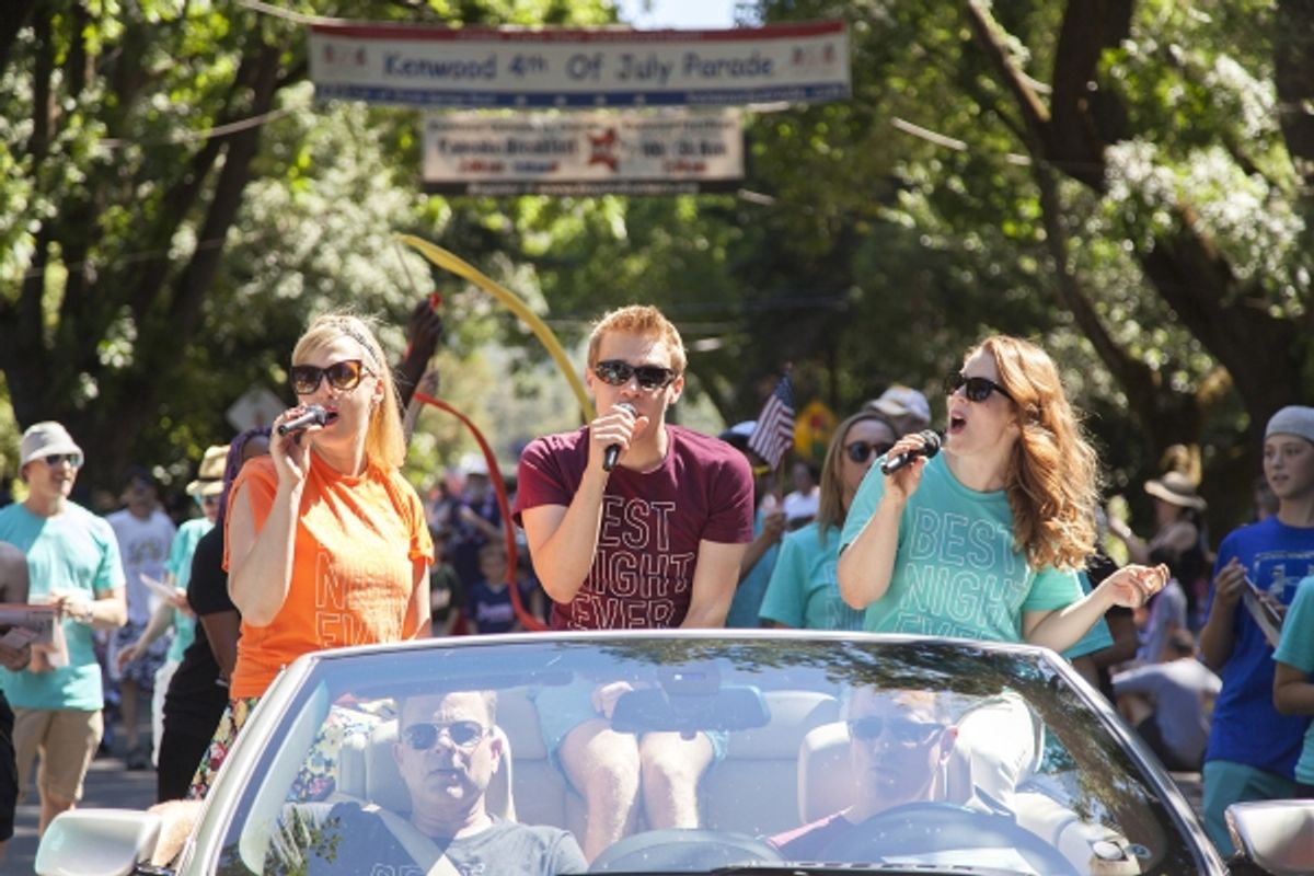 Maggie Cansler, Daniel Mertzlufft, and Nicole Mangi at 