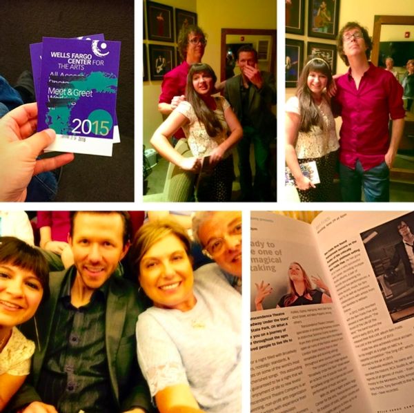 Rachel Louise Thompson, Stephan Stubbins, and Donna & Jeff Farrugla With Ben Folds Photo