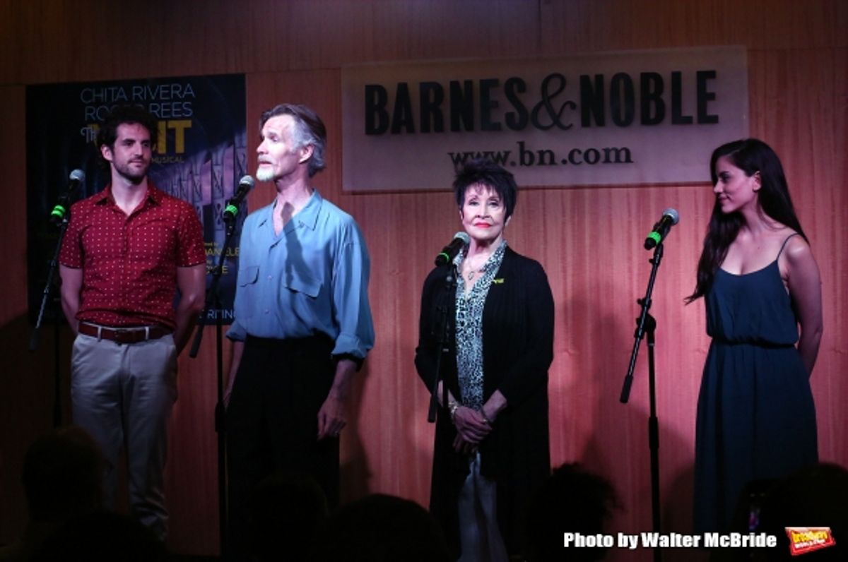 John Riddle, Tom Nelis, Chita Rivera and Michelle Veintimilla at 