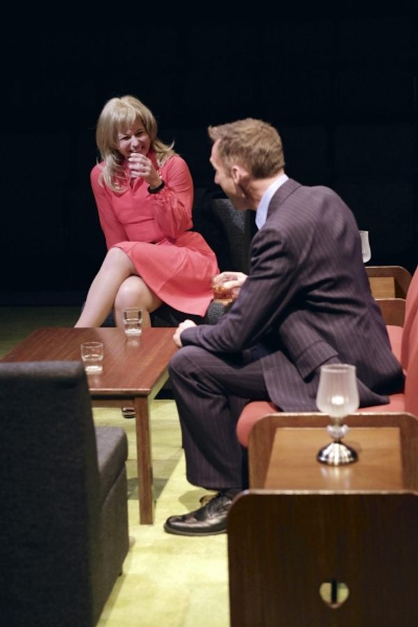 Emma Manton as Paula and Richard Stacey as Harry Photo