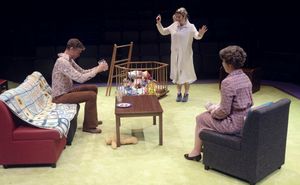 Stephen Billington as Terry, Elizabeth Boag as Lucy and Emma Manton as Rosemary @ BroadwayWorld Stephen Billington as Terry, Elizabeth Boag as Lucy and Emma Manton as Rosemary Photo