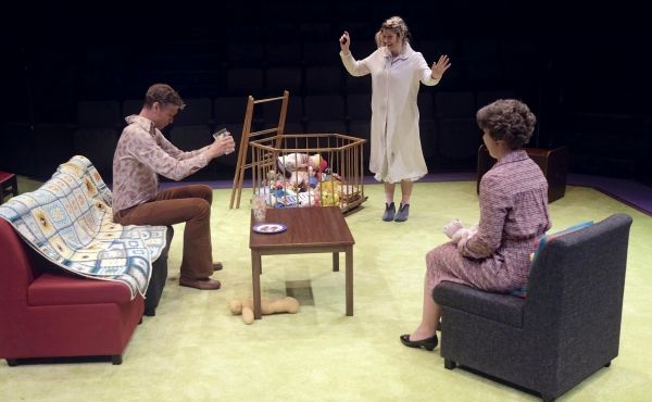 Stephen Billington as Terry, Elizabeth Boag as Lucy and Emma Manton as Rosemary Photo