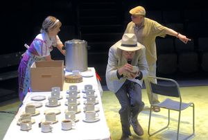 Emma Manton as Milly, Russell Dixon as Gosforth and Richard Stacey as The Vicar @ BroadwayWorld Emma Manton as Milly, Russell Dixon as Gosforth and Richard Stacey as The Vicar Photo