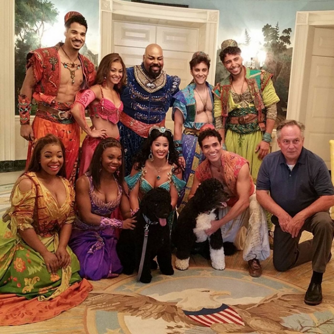 Photo and Video: ALADDIN Stars Visit the White House; Watch Full Kids' State Dinner Performance!  Image