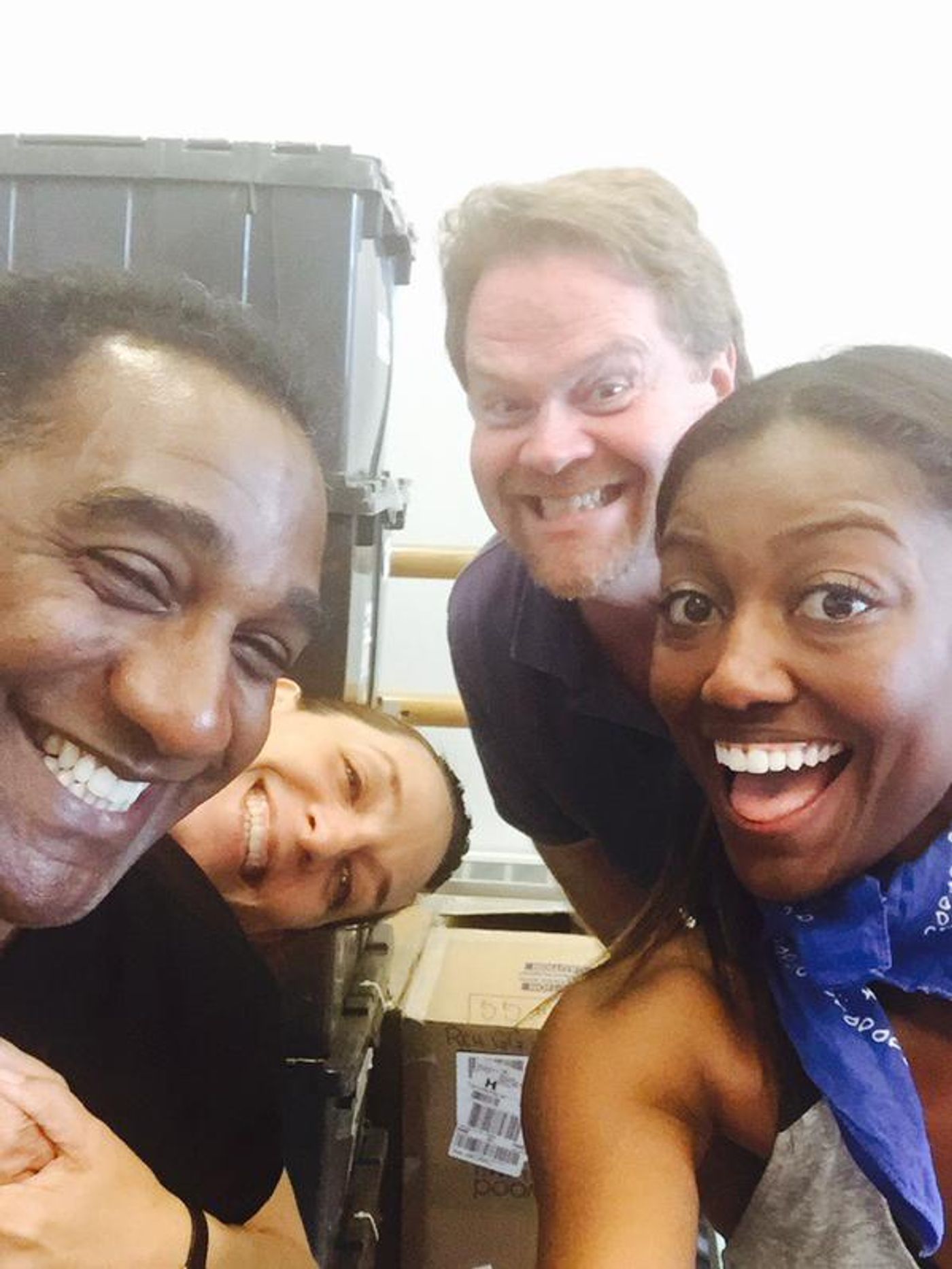 Photo Flash: Patina Miller, Aaron Lazar, and THE PRINCE OF EGYPT Cast Prep for Concert Reading  Image
