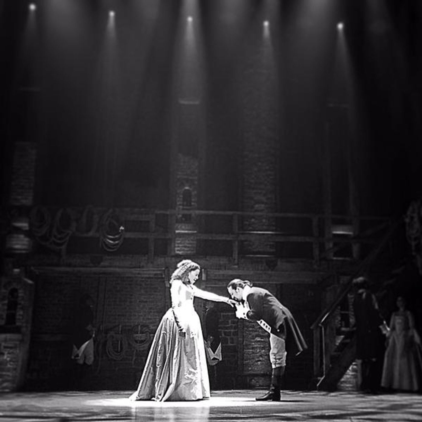 Photo Flash: In the Room Where it Happens! Lin-Manuel Miranda, Leslie Odom Jr., and HAMILTON Cast Rehearse  Image