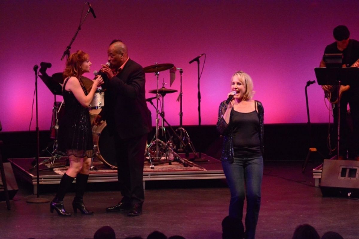 Rita Harvey, Lawrence Clayton and Carter Calvert at 