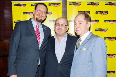 Penn Jillette, Salman Rushdie, Teller Photo