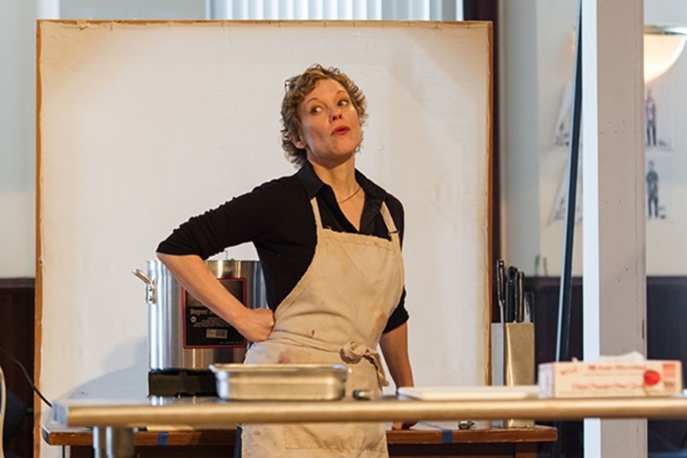 Photo Flash: First Look at Brittany Uomoleale, Victor Almanzar & More in Rehearsal for Steppenwolf's GRAND CONCOURSE  Image