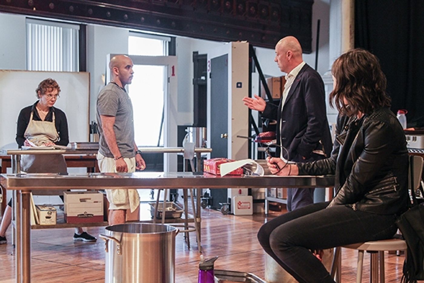 Photo Flash: First Look at Brittany Uomoleale, Victor Almanzar & More in Rehearsal for Steppenwolf's GRAND CONCOURSE Photo Flash: First Look at Brittany Uomoleale, Victor Almanzar & More in Rehearsal for Steppenwolf's GRAND CONCOURSE Image