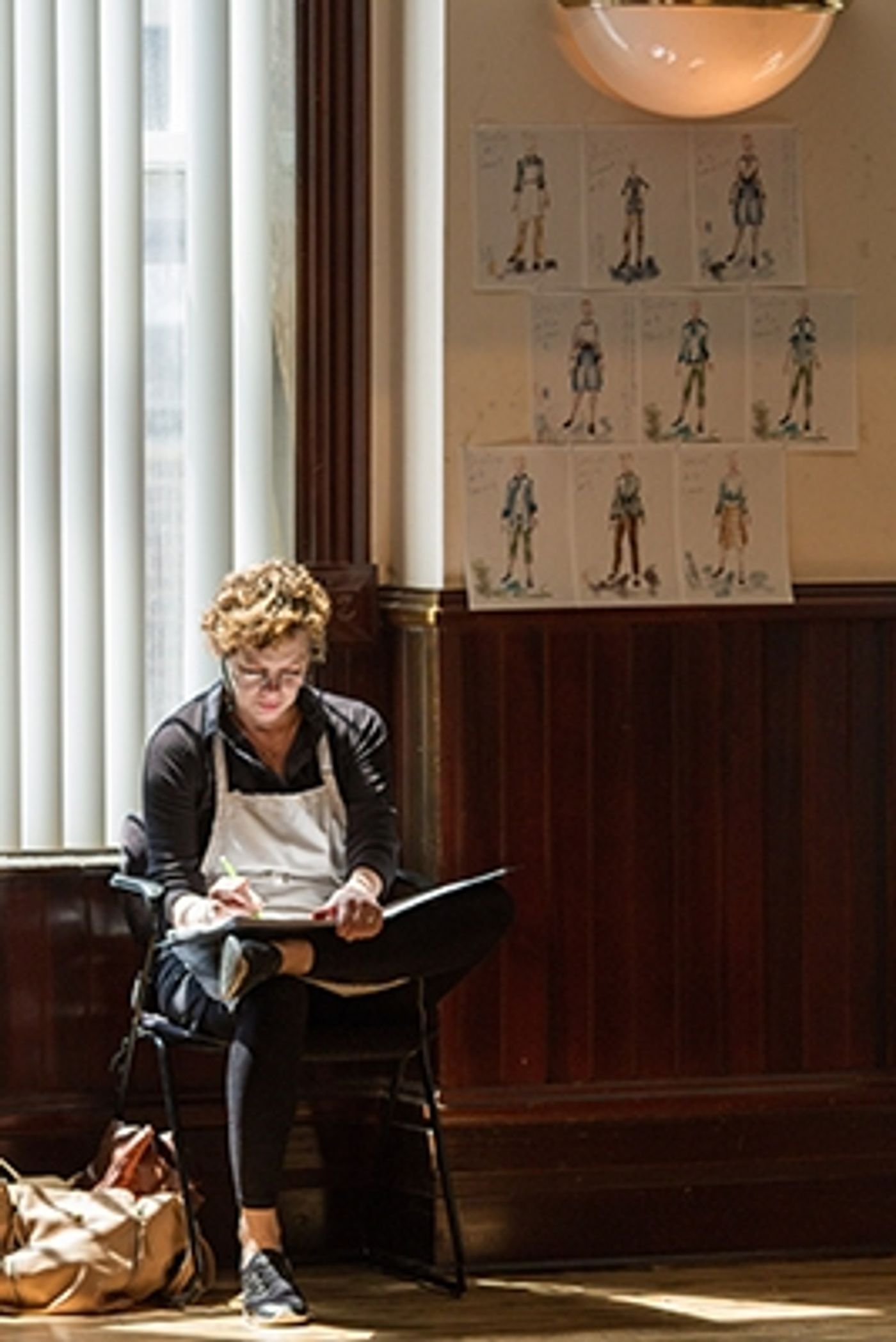 Photo Flash: First Look at Brittany Uomoleale, Victor Almanzar & More in Rehearsal for Steppenwolf's GRAND CONCOURSE  Image