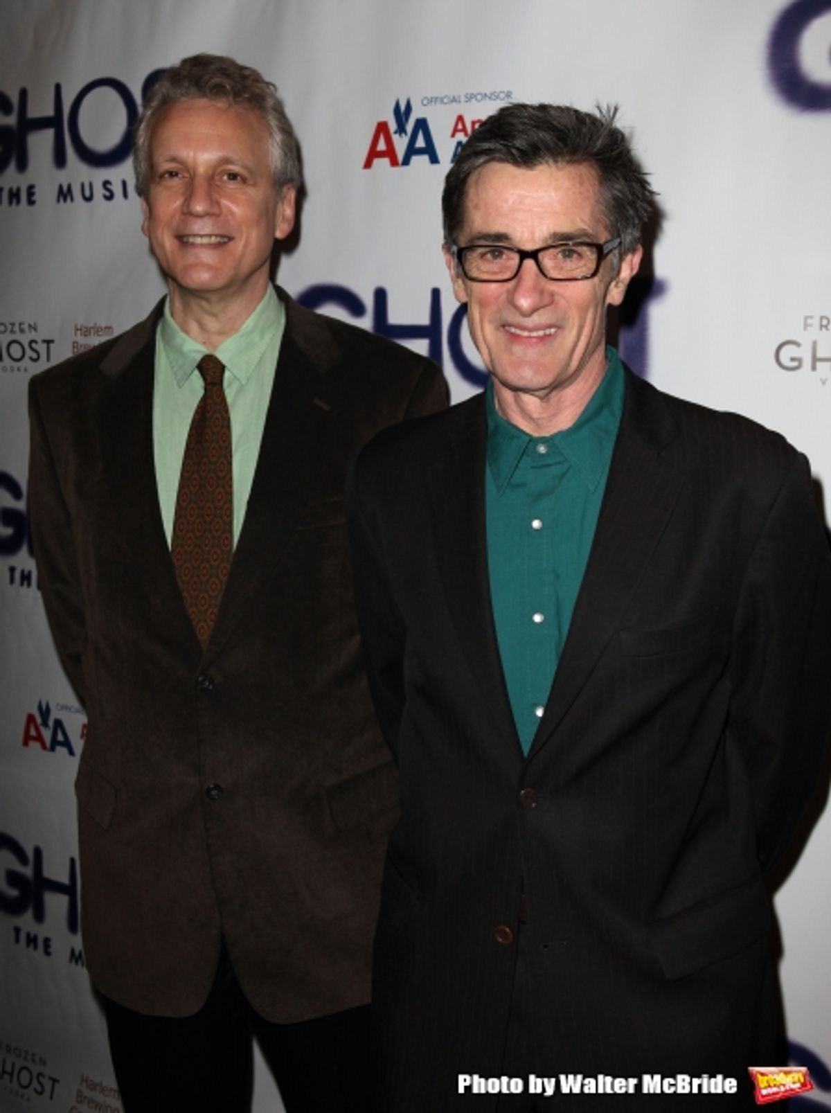 Rick Elice and Roger Rees at 
