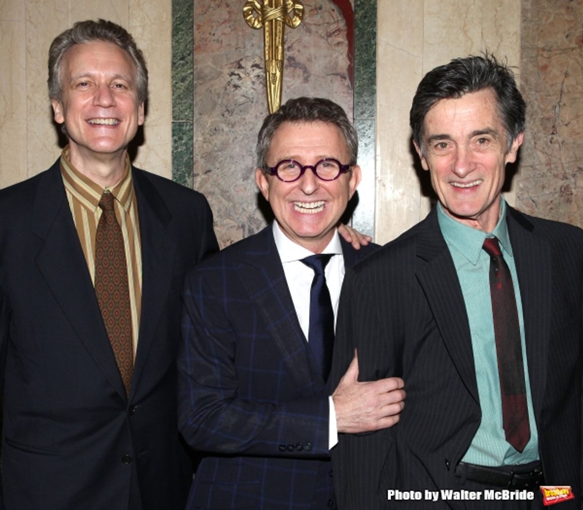 Rick Elice, Thomas Schumacher & Roger Rees at 