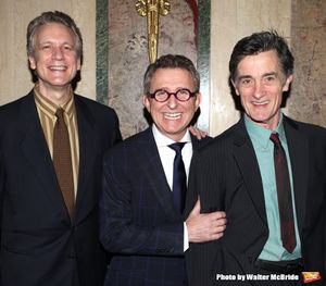 Rick Elice, Thomas Schumacher & Roger Rees Photo