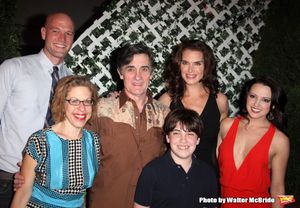 Zachary James, Jackie Hoffman, Roger Rees, Adam Riegler, Brooke Shields & Rachel Pott Photo