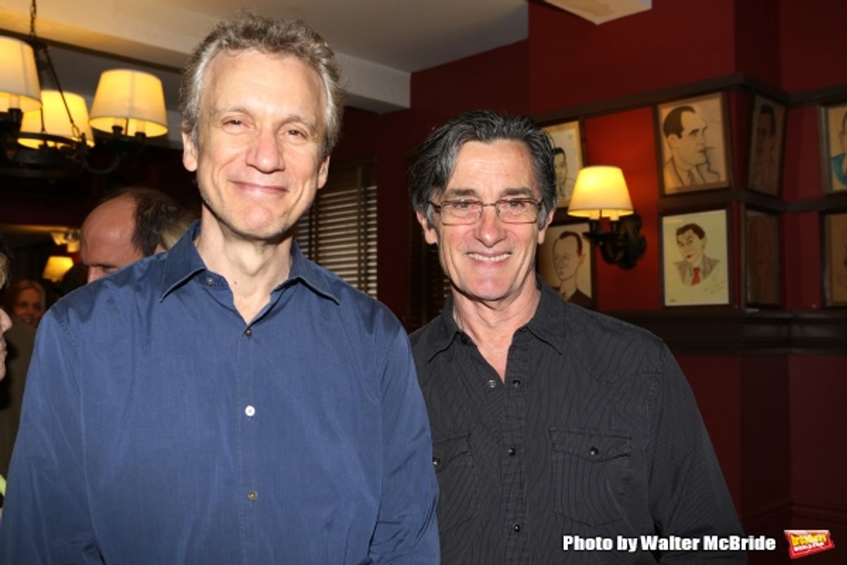 Rick Elice and Roger Rees at 