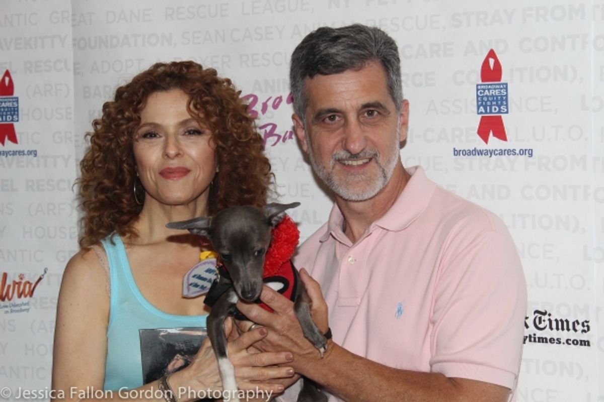 Bernadette Peters and Bill Berloni at 