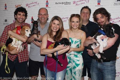 John Cariani, Brad Oscar, Heidi Blickenstaff, Kate Reinders, Brooks Ashmanskas and Ch Photo