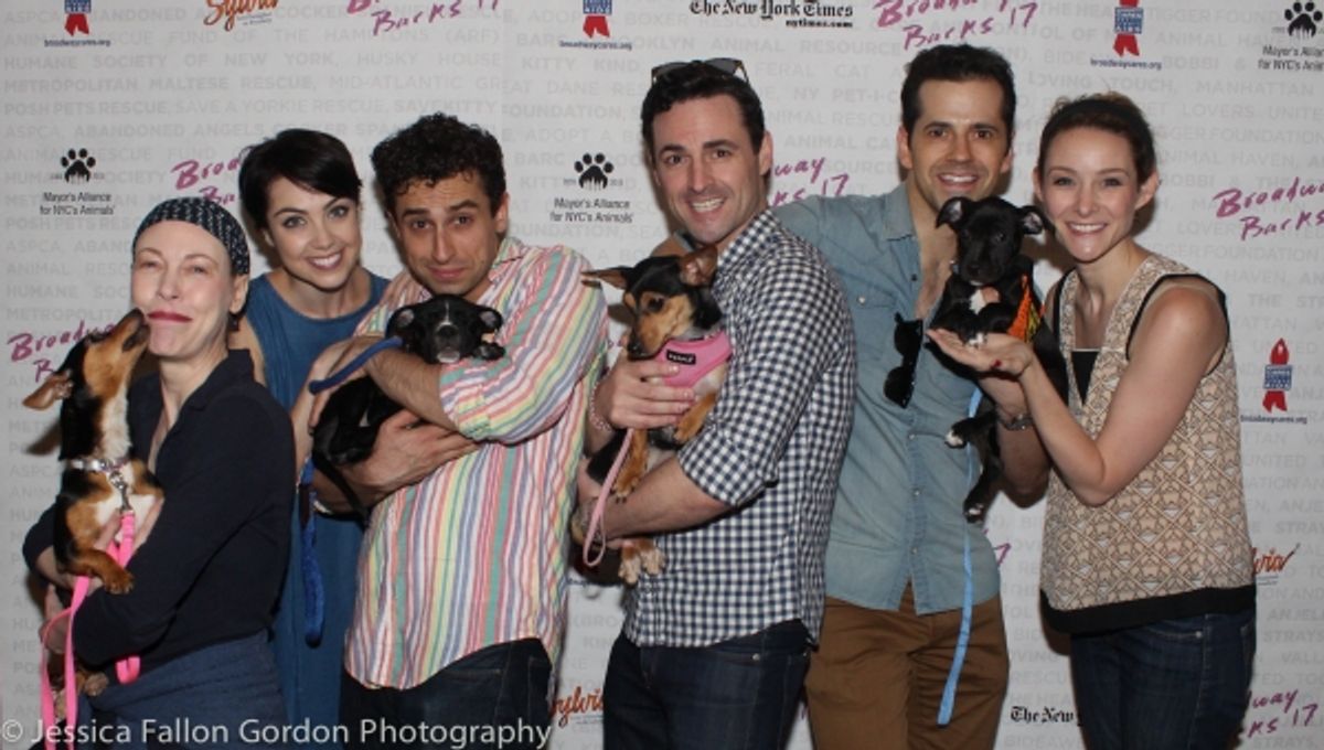 Veanne Cox, Leanne Cope, Brandon Uranowitz, Max von Essen, Robert Fairchild and Jill Paice at 