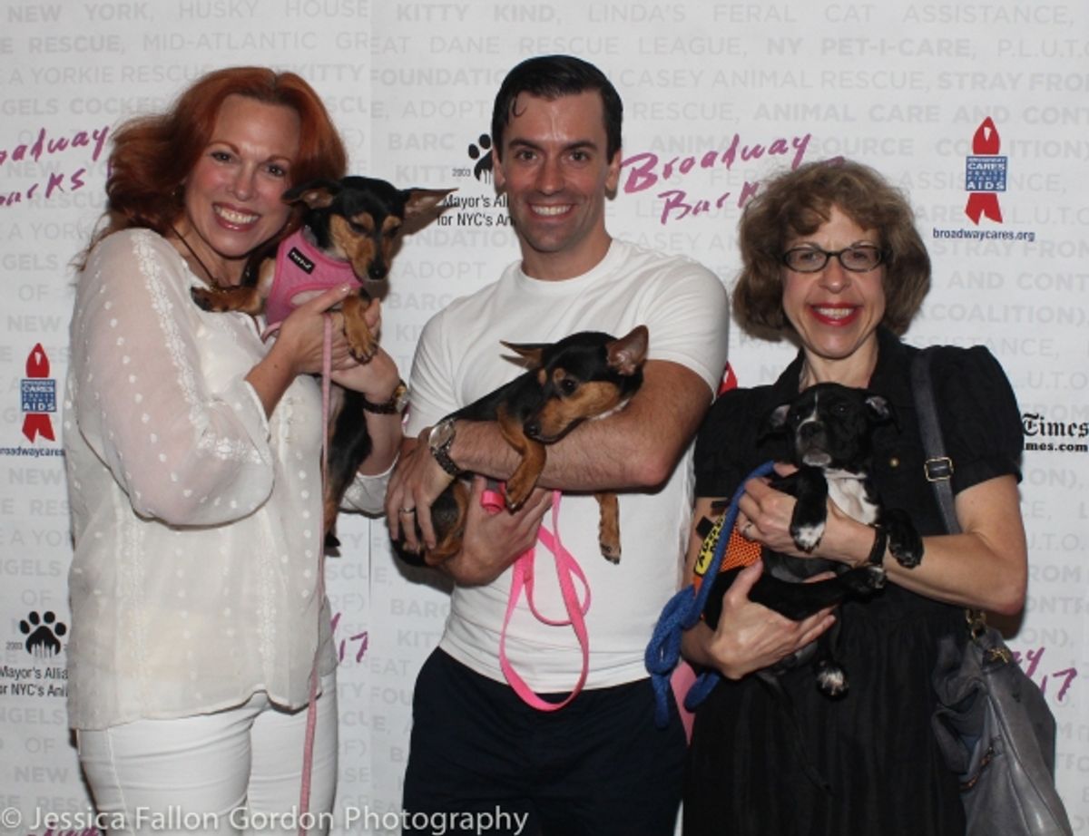 Carolee Carmello, Clyde Alves and Jackie Hoffman at 
