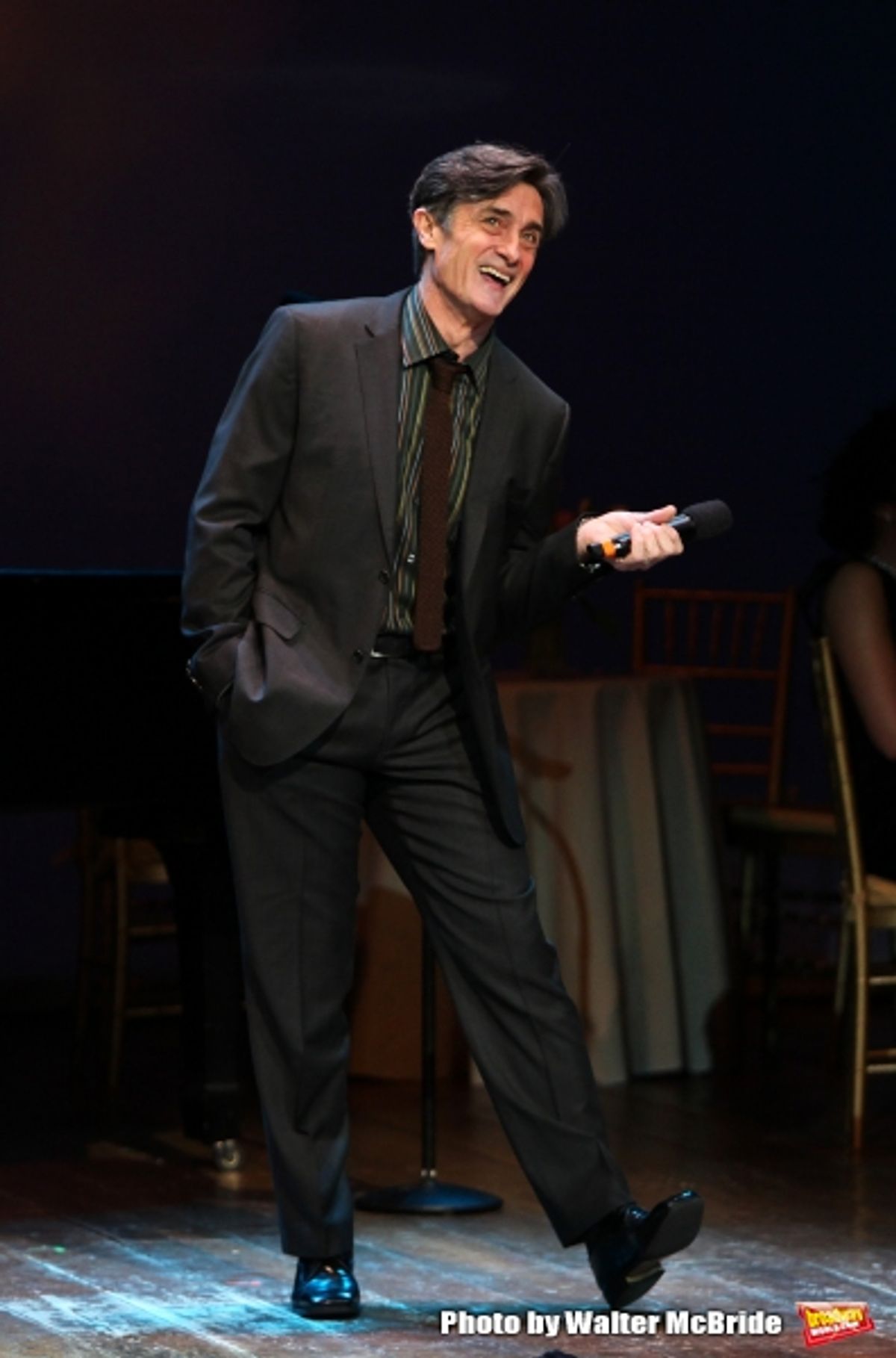 Roger Rees performing in ''Angela Lansbury and Friends Salute Terrence McNally'' - A Benefit for the Acting Company in New York City. at 