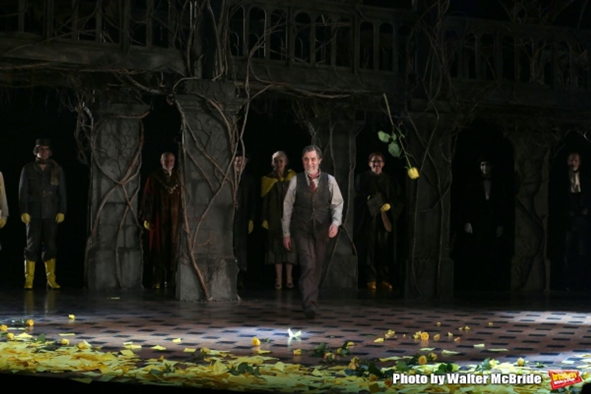 Roger Rees during the Broadway Opening Night Performance Curtain Call for ''The Visit''  at the Lyceum Theatre on April 23, 2015 in New York City. at 