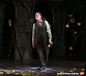 Roger Rees during the Broadway Opening Night Performance Curtain Call for ''The Visit Photo