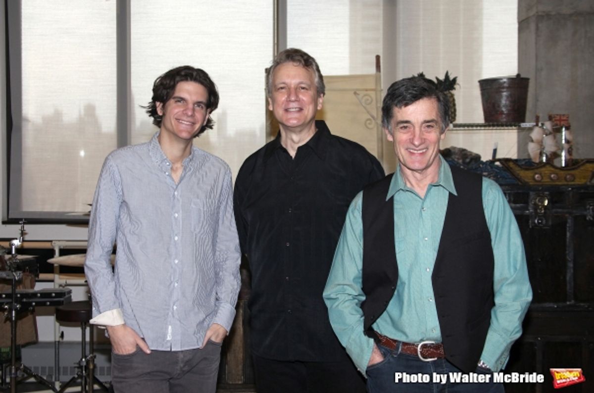 Alex Timbers, Rick Elice & Roger Rees at 