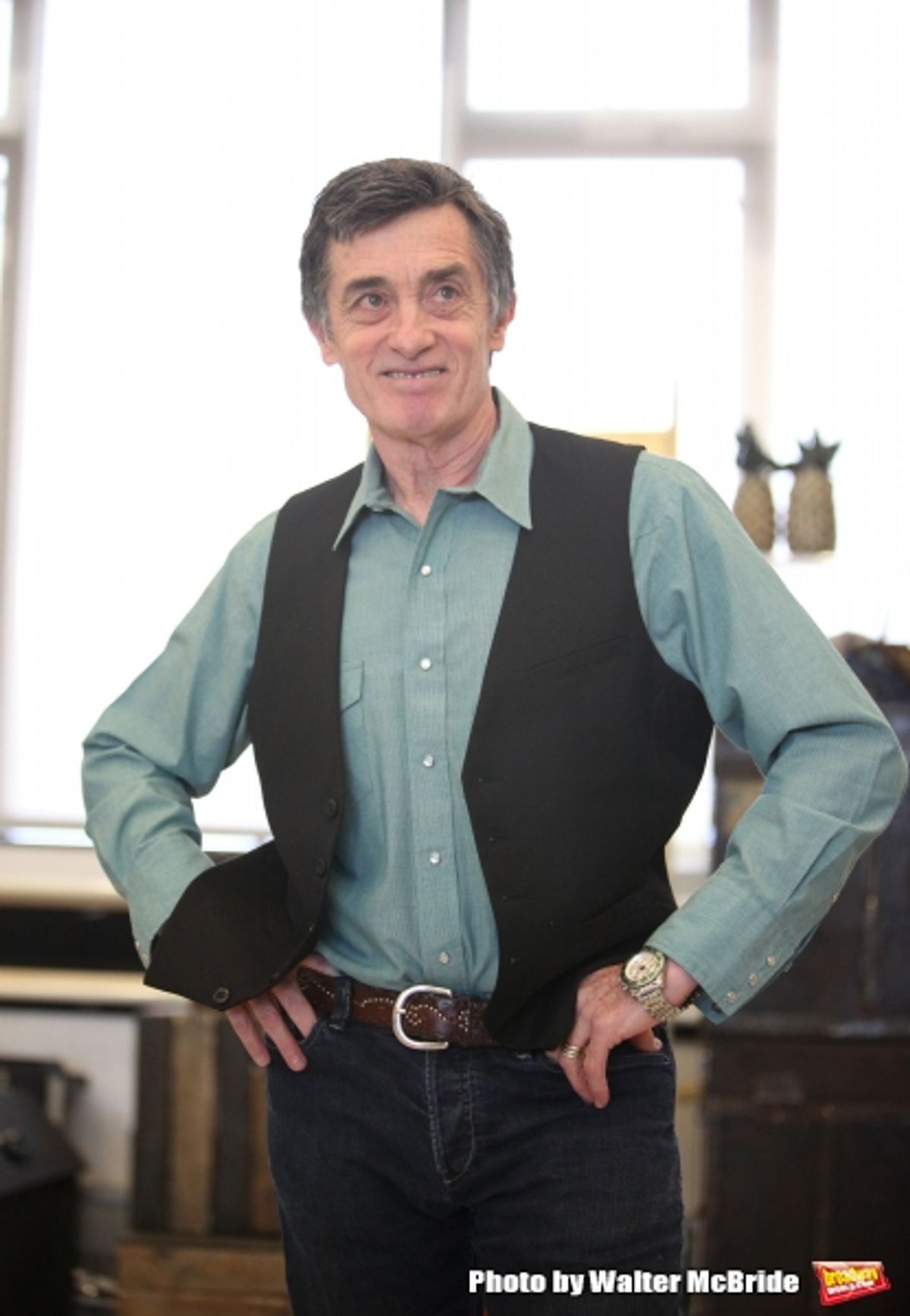 Roger Rees (Director).attending the Meet & Greet for the Cast & Creative Team of ''Peter And The Starcatcher'' at Ballet Hispanico in New York City on 3/9/2012. at 