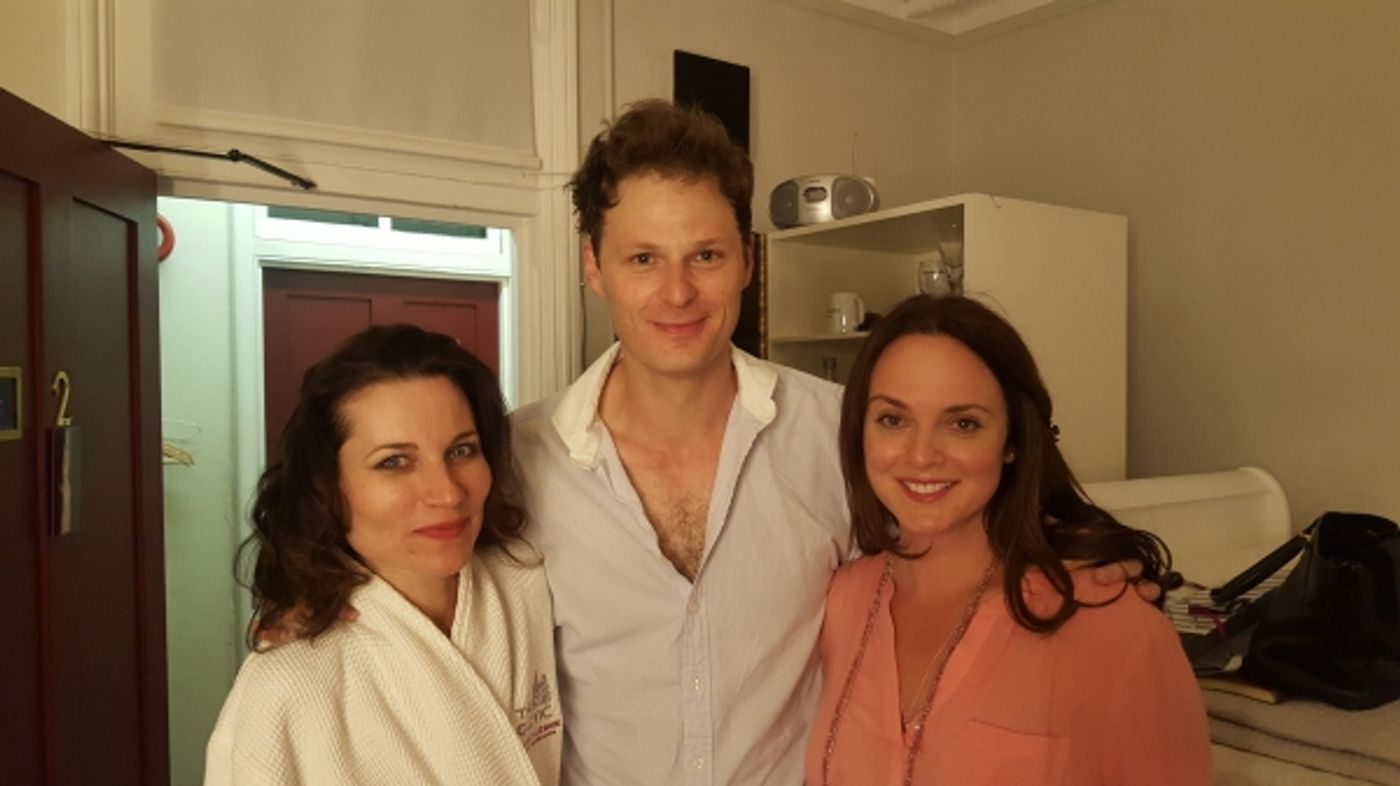 Photo Flash: Melissa Errico Surprises Cast of West End's HIGH SOCIETY Photo Flash: Melissa Errico Surprises Cast of West End's HIGH SOCIETY Image