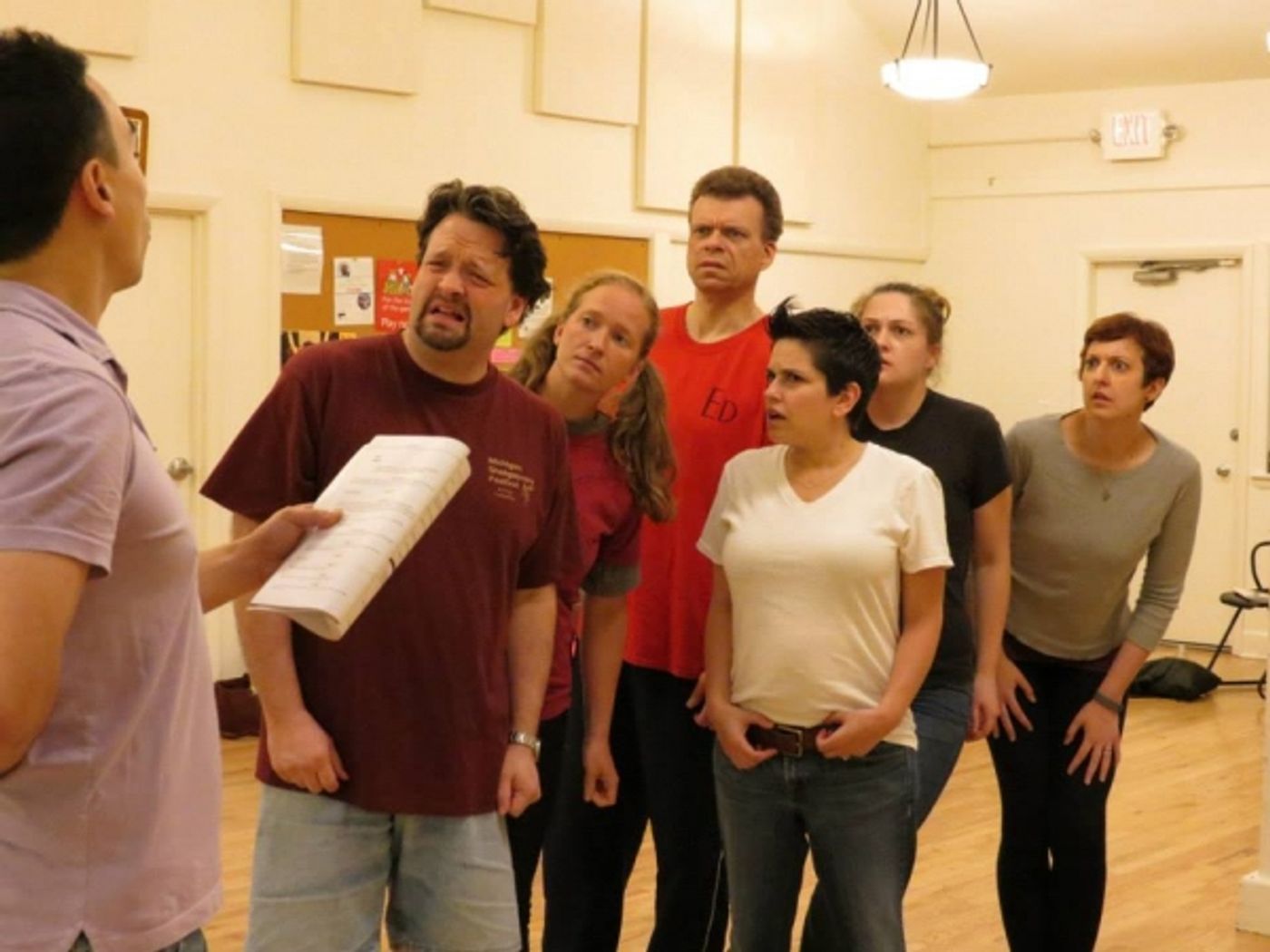 Photo Flash: In Rehearsal for Penny Seats Theatre Company's URINETOWN Photo Flash: In Rehearsal for Penny Seats Theatre Company's URINETOWN Image