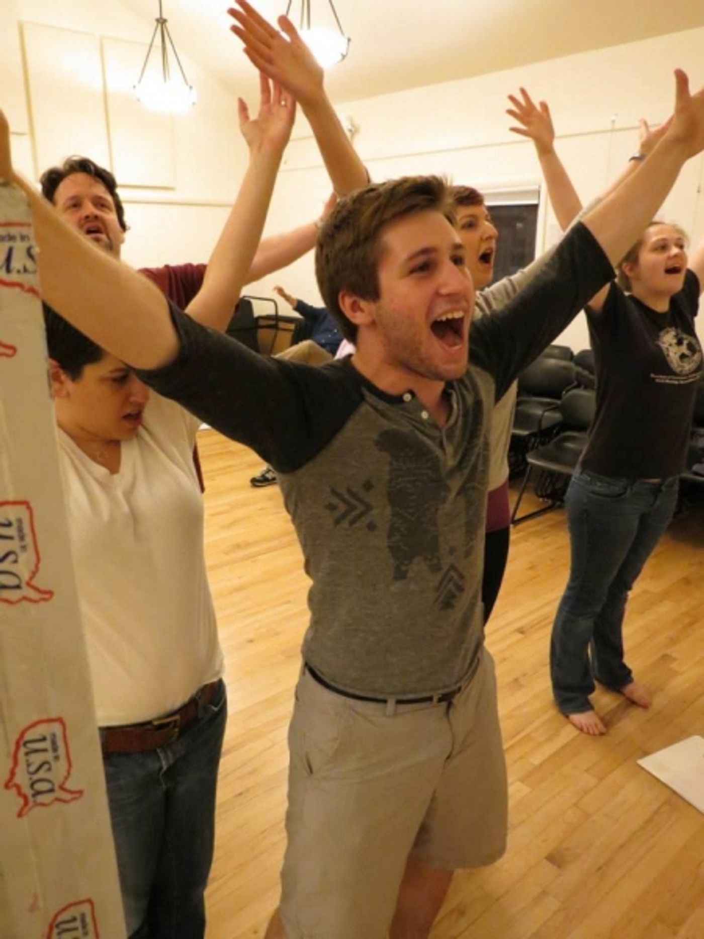 Photo Flash: In Rehearsal for Penny Seats Theatre Company's URINETOWN Photo Flash: In Rehearsal for Penny Seats Theatre Company's URINETOWN Image