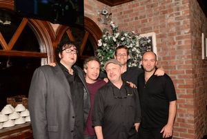 Michael Teoli (music) and the band Chris Biesterfeld, Henry Aronson, Andrew Zinsmeist Photo