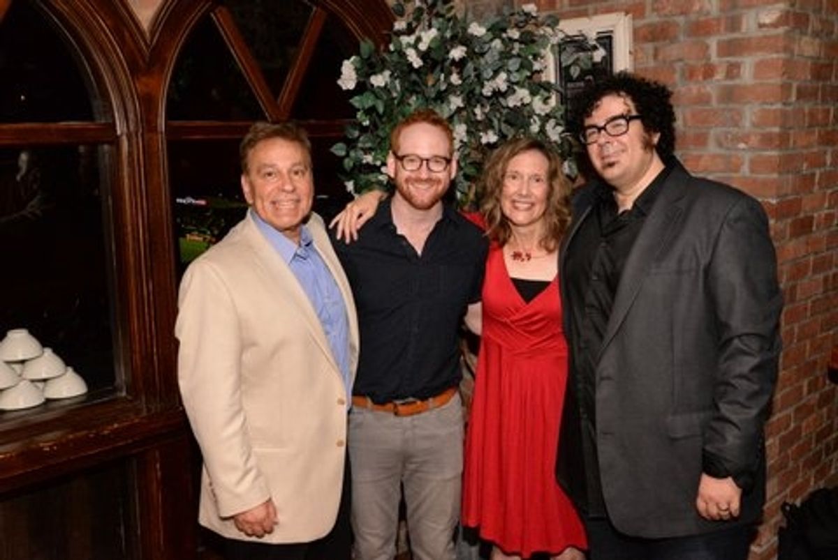 Paul T. Boghosian, ' David Alpert, Elizabeth Searle (books & lyrics) and Michael Teoli (music) at 