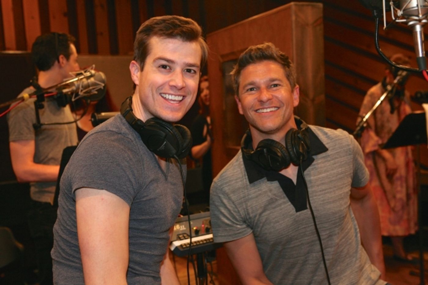 Photo Flash: Inside the Recording Studio with the Cast of IT SHOULDA BEEN YOU!  Image