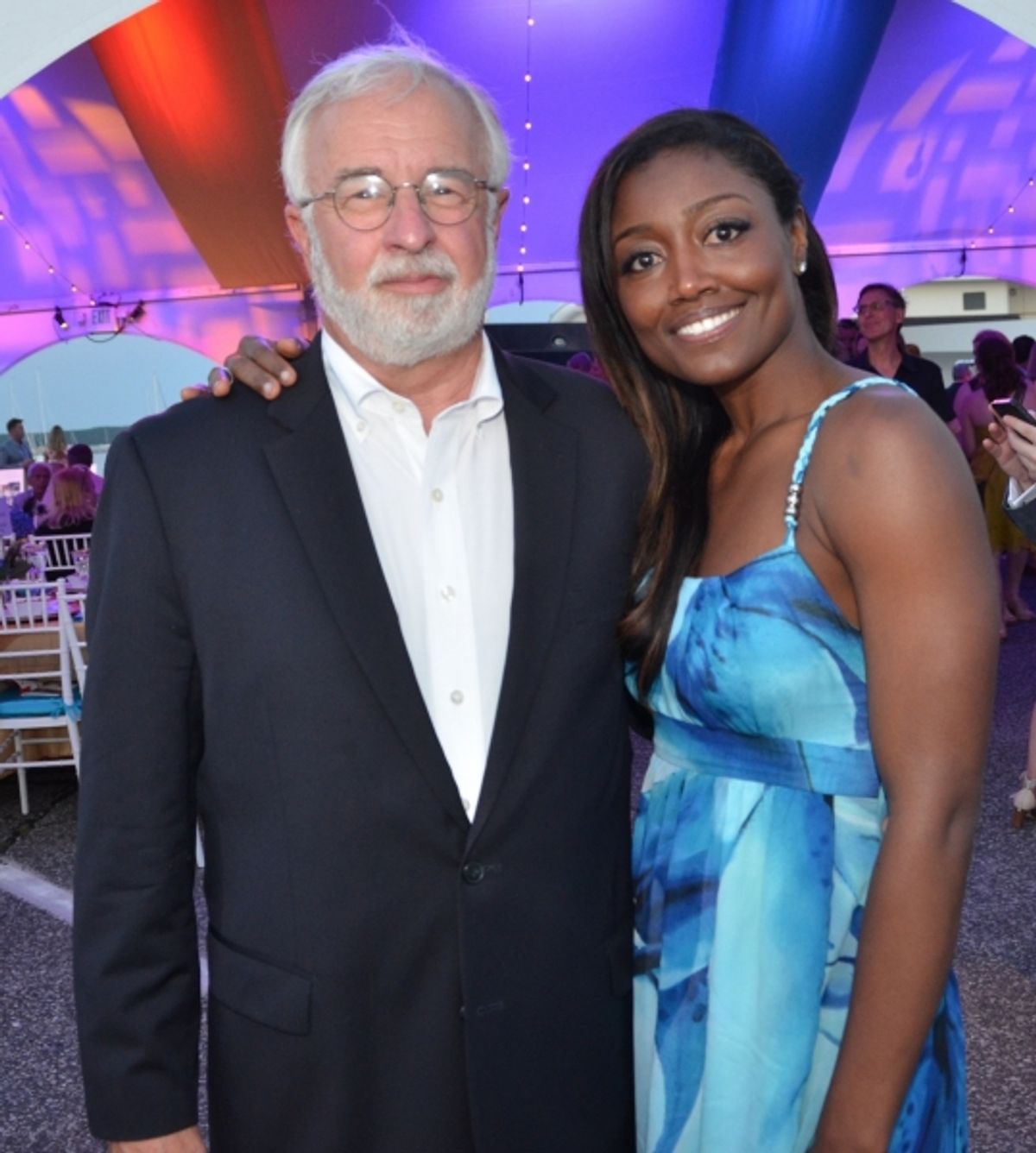 Timothy Bishop, Patina Miller at 