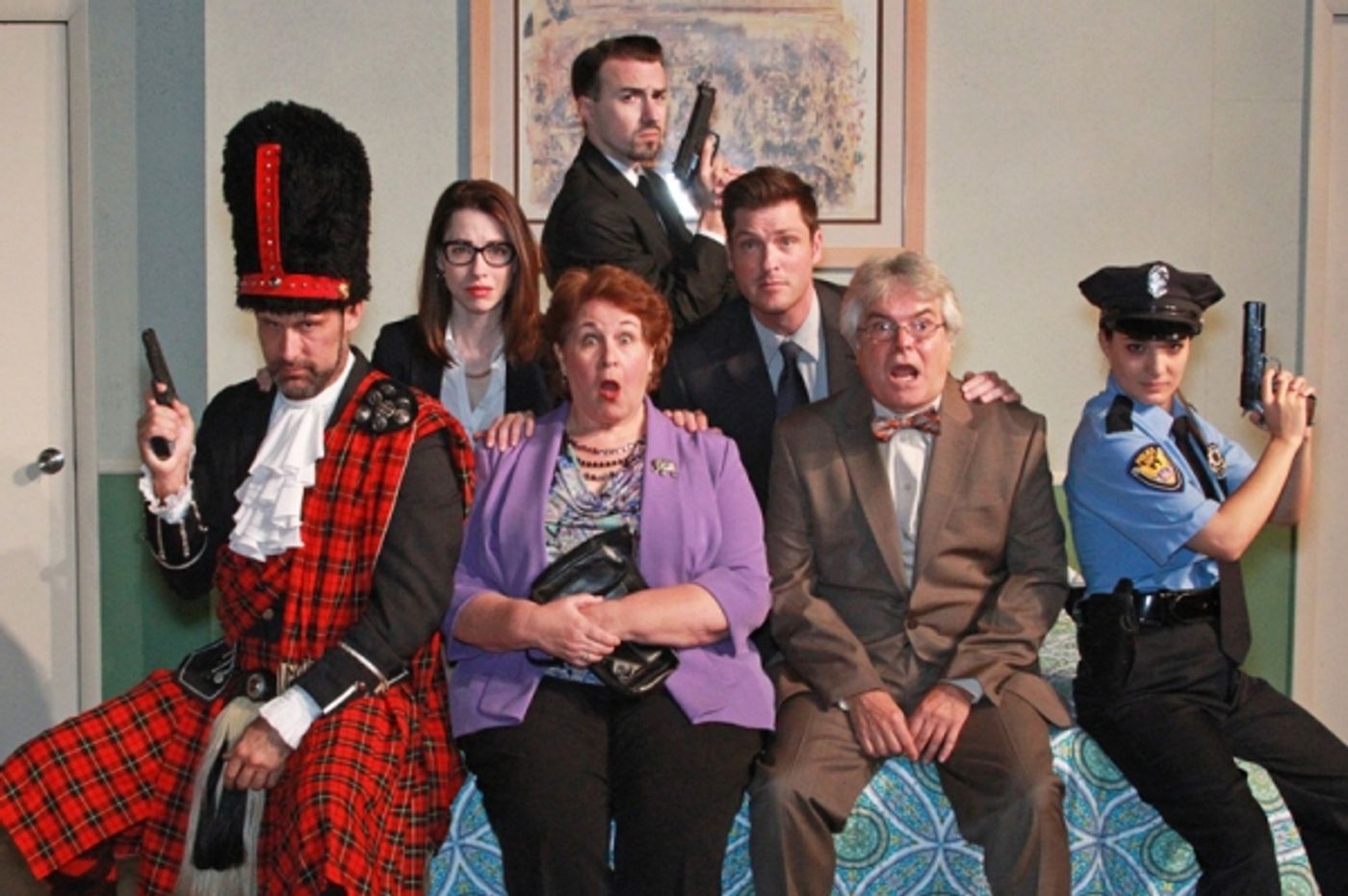 Photo Flash: UNNECESSARY FARCE Begins Tonight at Actors' Playhouse  Image