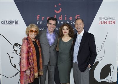 Myrna Gershon, Brian d'Arcy James, Bernadette Peters, Freddie Gershon Photo