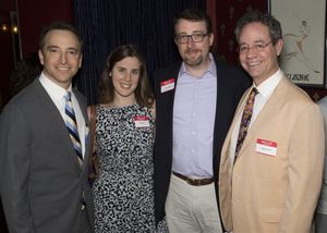 MTI&#39;s President Drew Cohen, Emily Peters, Sean Flahaven, Mark Sendroff Photo