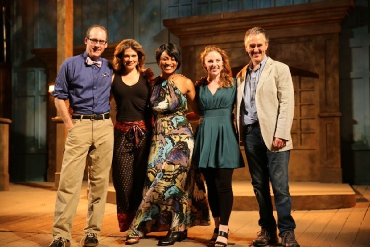 Kevin McKillip as ''Leontes'', Melissa Carlson as ''Hermione'', Diana Coates as ''Paulina'', Ann Marie White as 
''Mamillius'', and Michael Joseph Mitchell as ''Antigonus'' at 