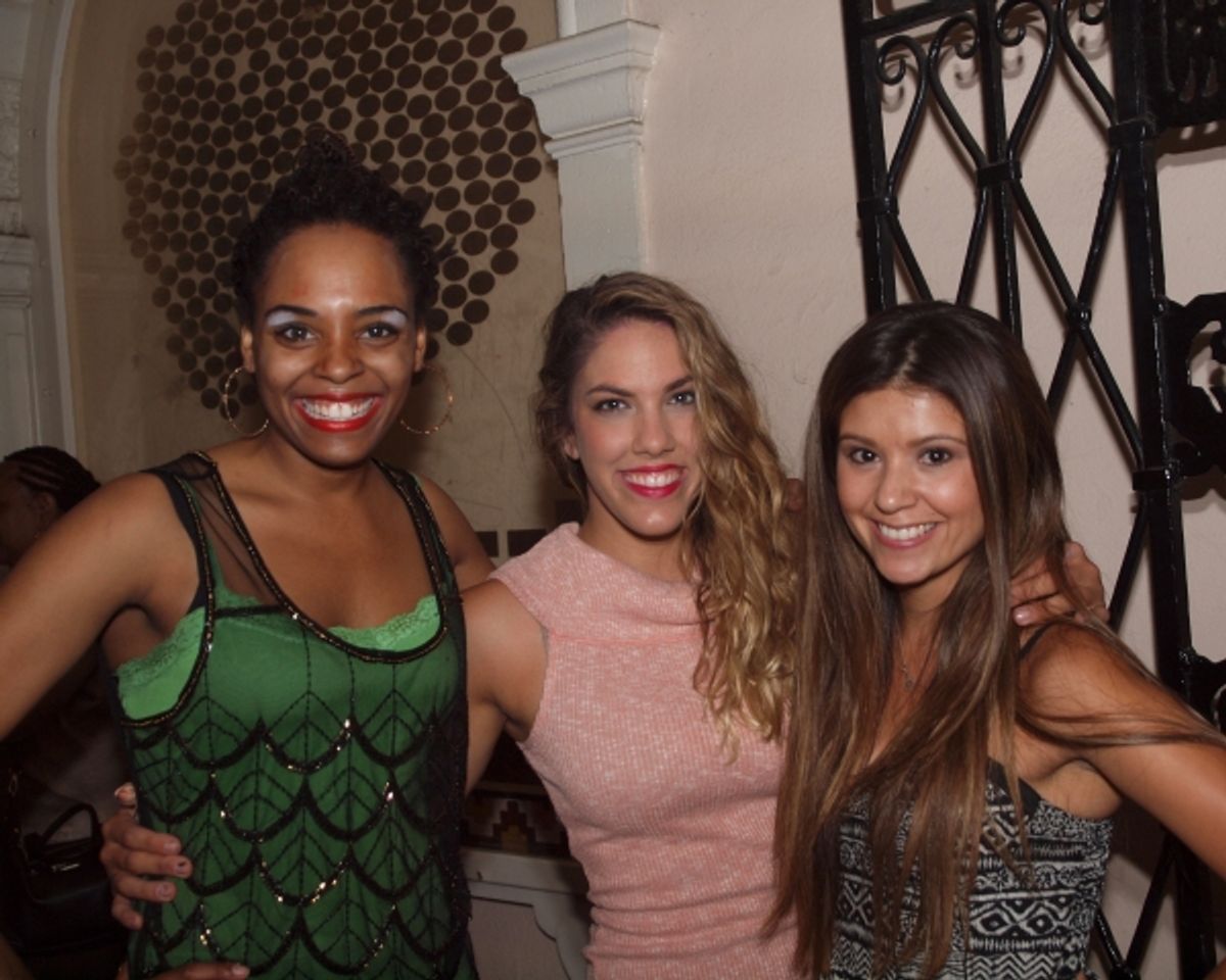 Christiana Powell, Rachel Farr, and Valerie Rose Curiel at 