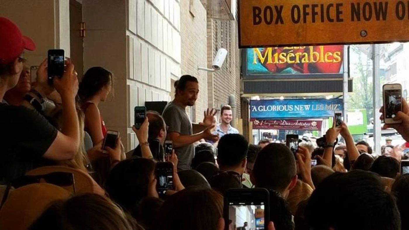 Photo Coverage: They Wanna Be in the Room Where It Happens- Fans Flock for HAMILTON's First Lottery!  Image