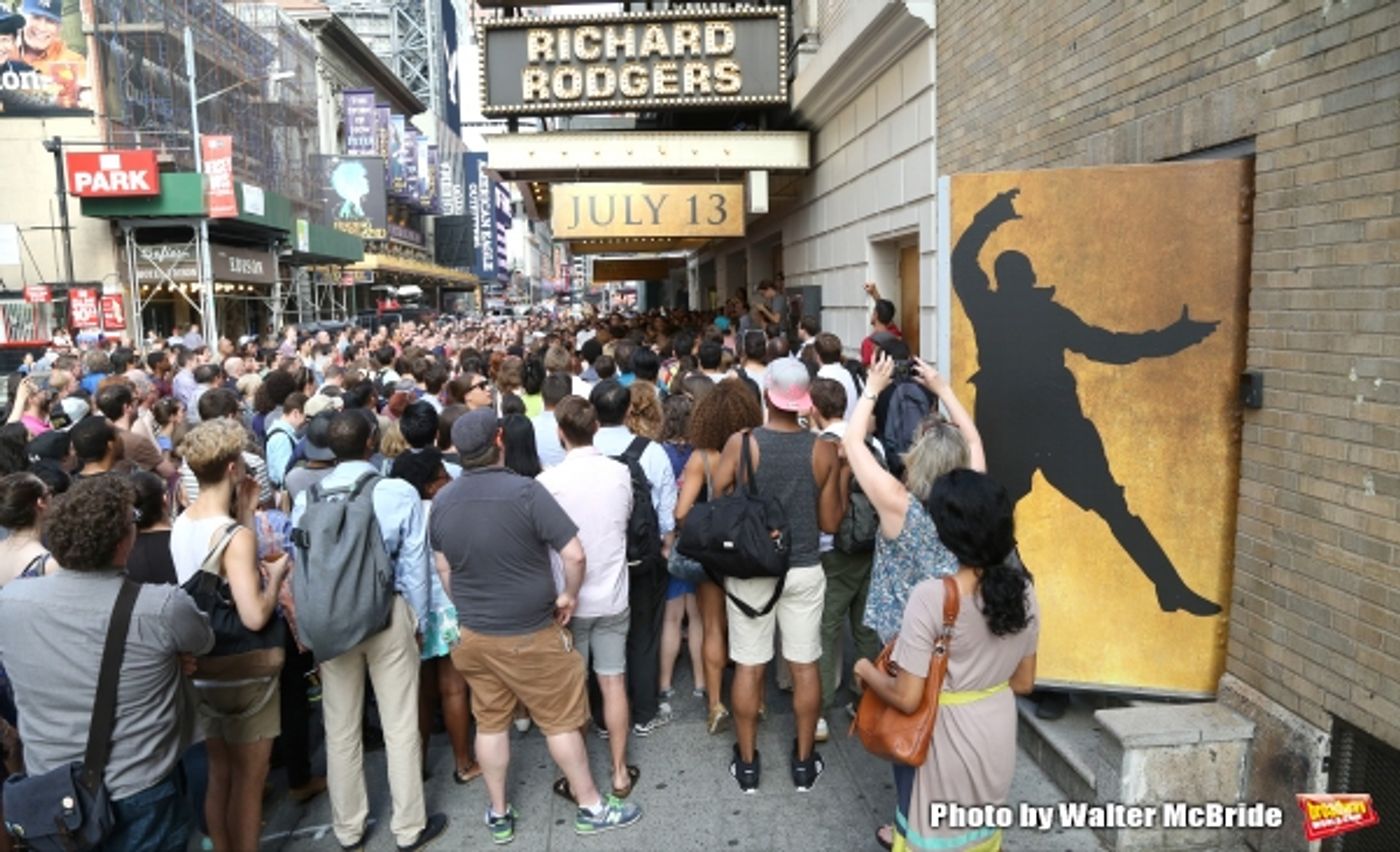 Photo Coverage: They Wanna Be in the Room Where It Happens- Fans Flock for HAMILTON's First Lottery!  Image