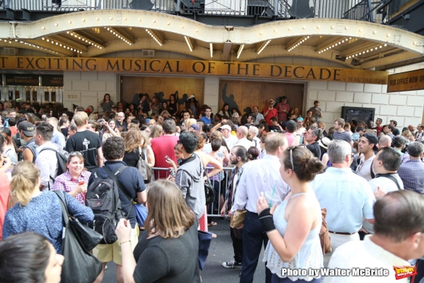 Photo Coverage: They Wanna Be in the Room Where It Happens- Fans Flock for HAMILTON's First Lottery!  Image