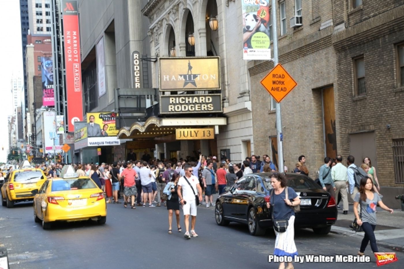 Photo Coverage: They Wanna Be in the Room Where It Happens- Fans Flock for HAMILTON's First Lottery!  Image