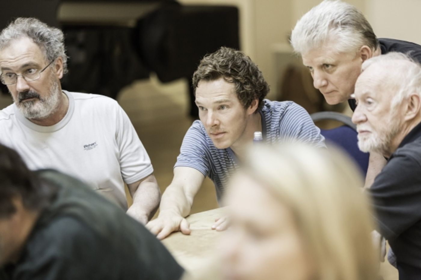Photo Flash: First Look at Benedict Cumberbatch in Rehearsal for Barbican's HAMLET  Image